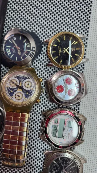 Lote de 7 relojes Swatch