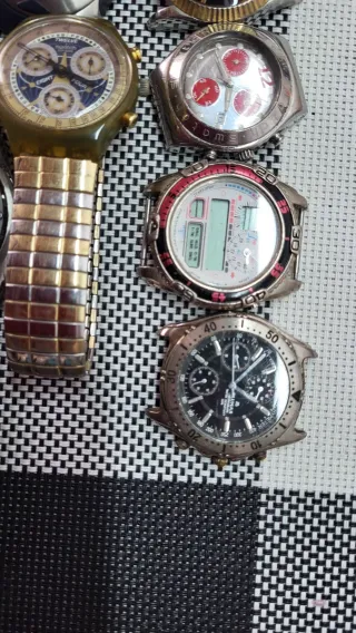 Lote de 7 relojes Swatch