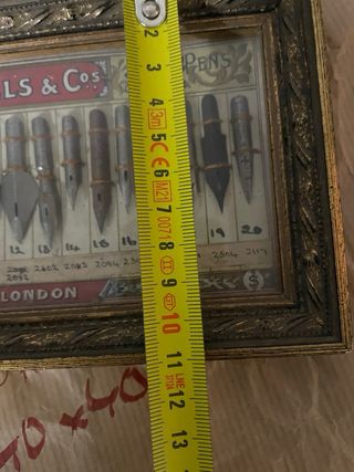 Esposizione di vecchie penne stilografiche Hinks Wells & Co