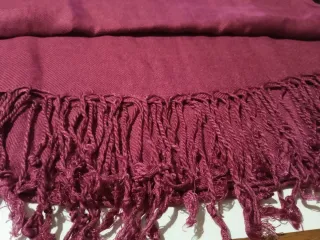 Sciarpa Sonia Buratti donna viola con frange