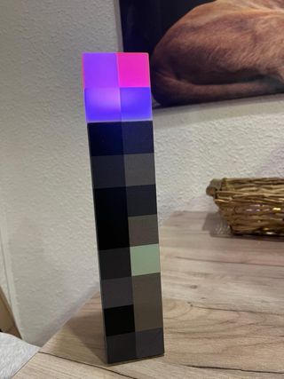 Lámpara Minecraft RGB Nueva en Caja