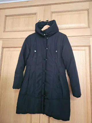 Abrigo largo El Corte Inglés negro