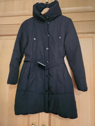 Abrigo largo El Corte Inglés negro