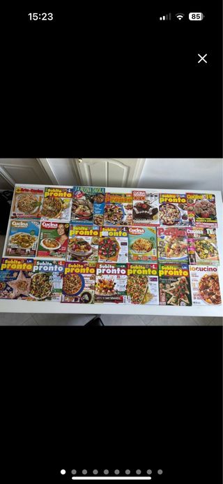 set 21 riviste di cucina come nuove