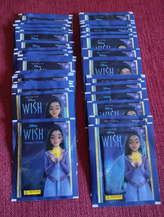 Cromos Disney Wish,de Panini.39 sobres.