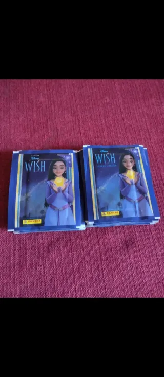 Cromos Disney Wish,de Panini.39 sobres.