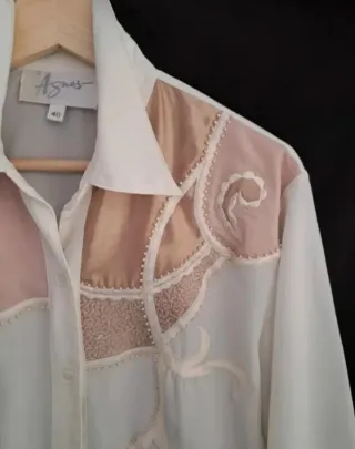 REBAJADA HOY! Camisa Agnes manga larga Talla L/40