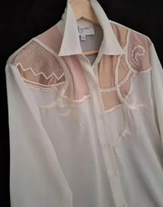 REBAJADA HOY! Camisa Agnes manga larga Talla L/40