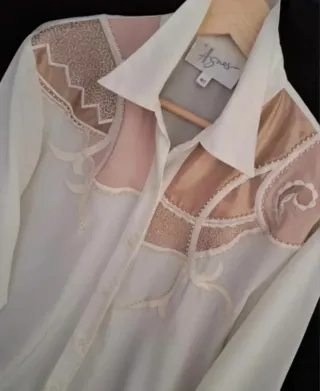 REBAJADA HOY! Camisa Agnes manga larga Talla L/40