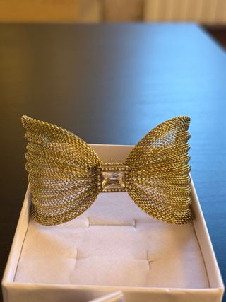 Bracciale a farfalla con cristallo