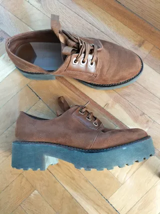 Mocasines plataforma marrones