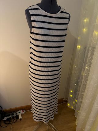 Vestito a righe senza maniche