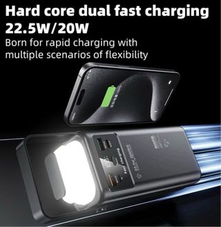 Batería Externa LED 22.5W Carga Rápida