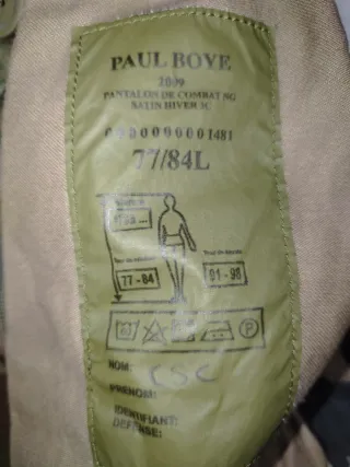 Pantaloni Armata Terra Continentali