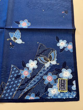 Pañuelo japonés Aizome nuevo