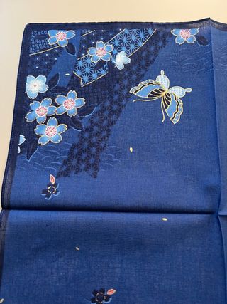 Pañuelo japonés Aizome nuevo