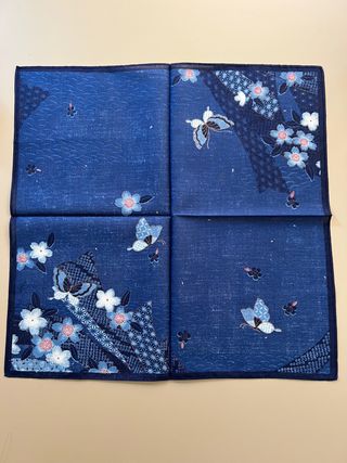 Pañuelo japonés Aizome nuevo