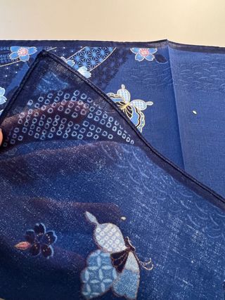 Pañuelo japonés Aizome nuevo