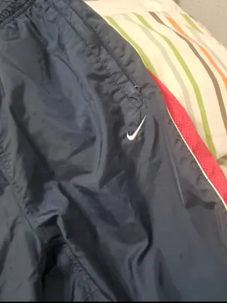 Pantalón Jogger Nike Azul y Rojo Talla XL