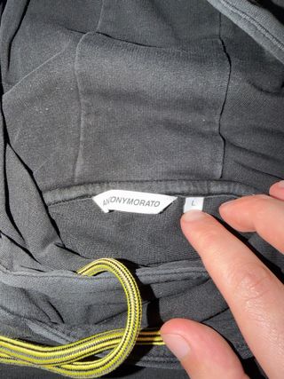 Felpa Antony Morato nera con logo