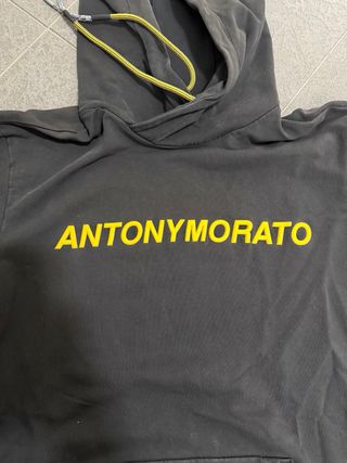 Felpa Antony Morato nera con logo