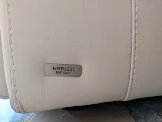 Sofá Natuzzi piel 3 plazas XL