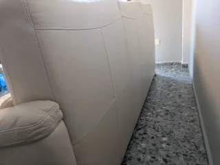 Sofá Natuzzi piel 3 plazas XL