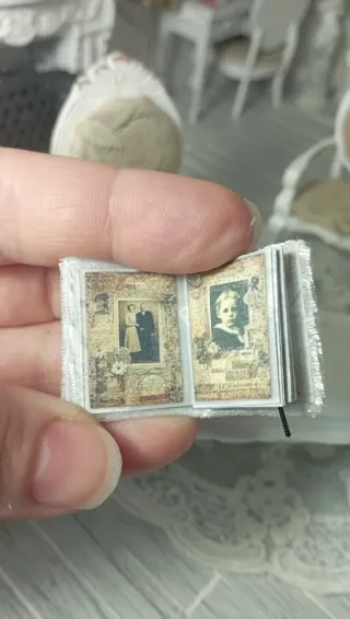 Libro Shabby Chic Miniatura Dollhouse 1:12