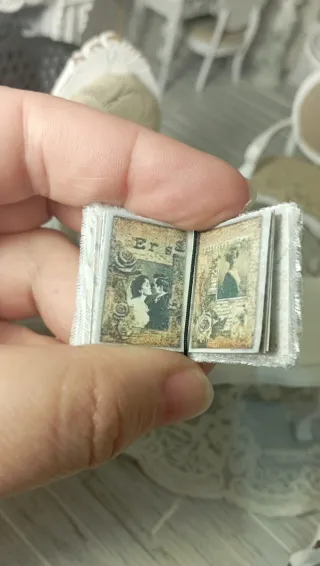 Libro Shabby Chic Miniatura Dollhouse 1:12