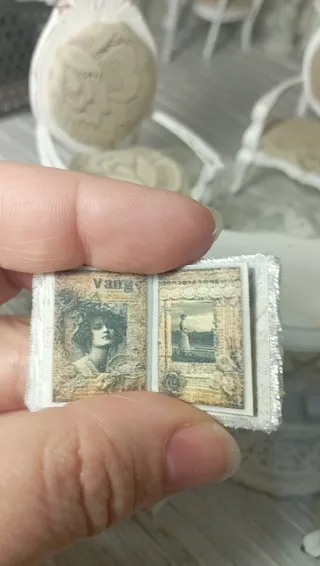 Libro Shabby Chic Miniatura Dollhouse 1:12