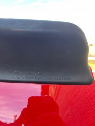 Alerón y Maletero BMW E30 Rojo