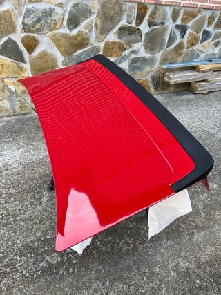 Alerón y Maletero BMW E30 Rojo