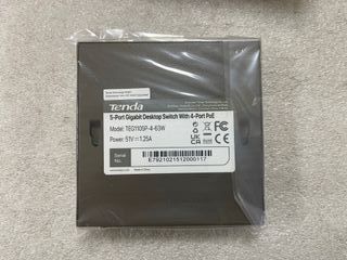 Switch PoE Tenda TEG1105P-4-63W 5 Puertos 010
