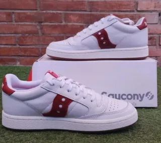 Zapatillas Saucony Mujer Blancas y Rojas Nuevas