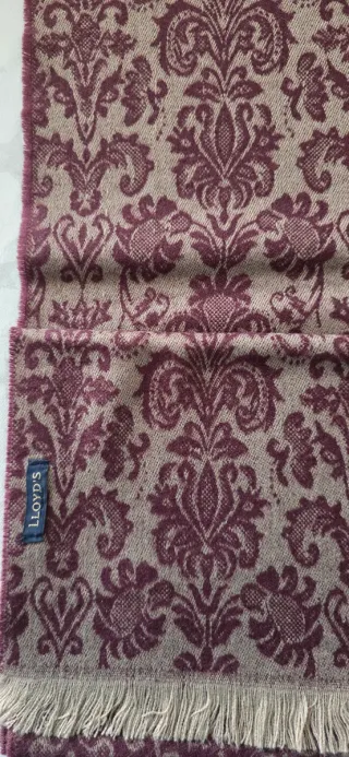 Foulard Lloyd's Uomo Viola e Grigio