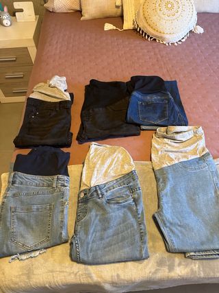 Lote pantalones premamá