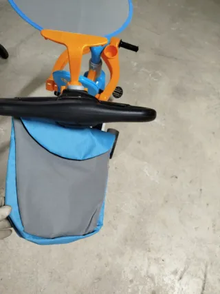 Triciclo Feber Evolutivo Azul y Naranja