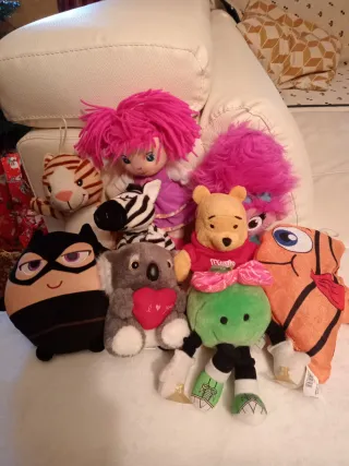 N.9 Peluche Vari Vari Bambini Collezione