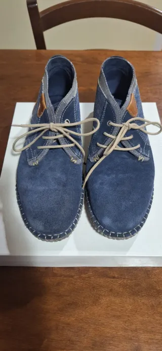 Scarpe uomo blu e marroni