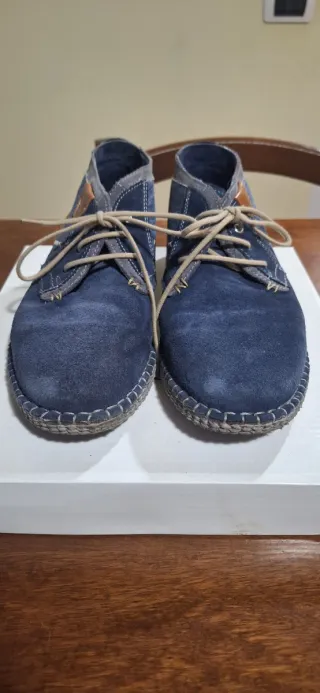 Scarpe uomo blu e marroni