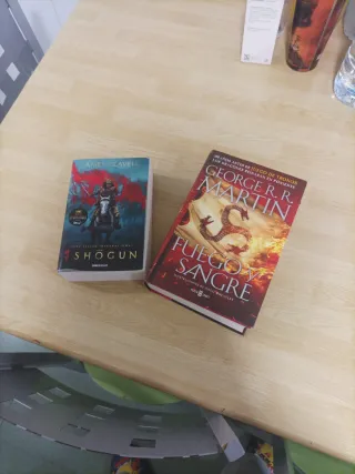 Pack 2 libros:  Shogun  Fuego y Sangre
