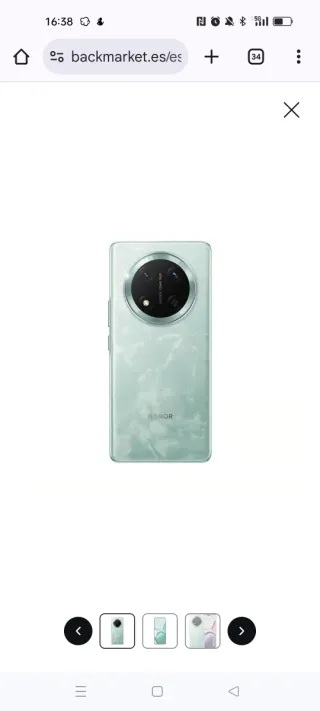 Honor X9c 5G azul cielo