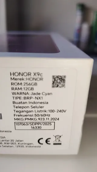 Honor X9c 5G azul cielo