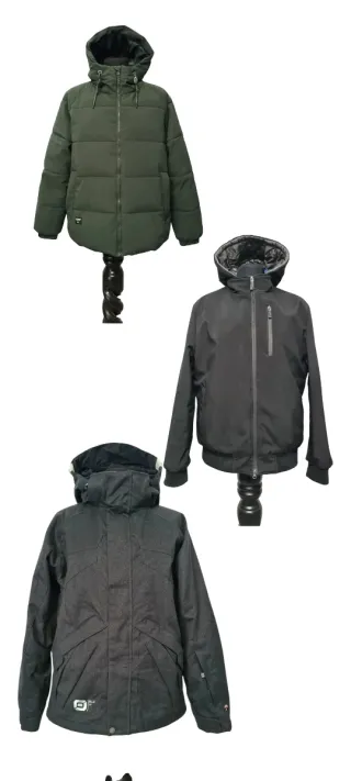 3 giubbini invernali da neve