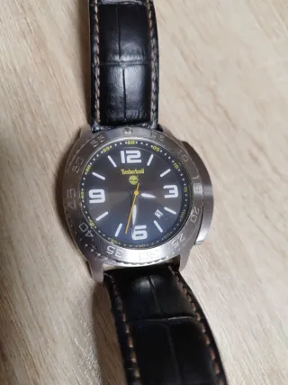 NO NEGOCIABLE.Reloj Timberland Hombre Negro/Plata