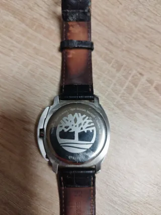 NO NEGOCIABLE.Reloj Timberland Hombre Negro/Plata