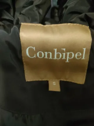 Piumino donna Conbipel marrone con cappuccio