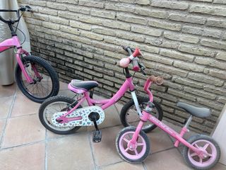Bicicleta Infantil Rosa Poco Uso