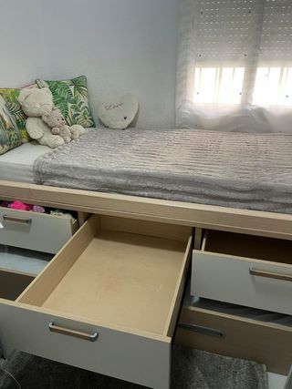 Cama nido con cajones