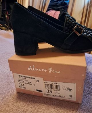 Zapatos tacón Alma en Pena negros